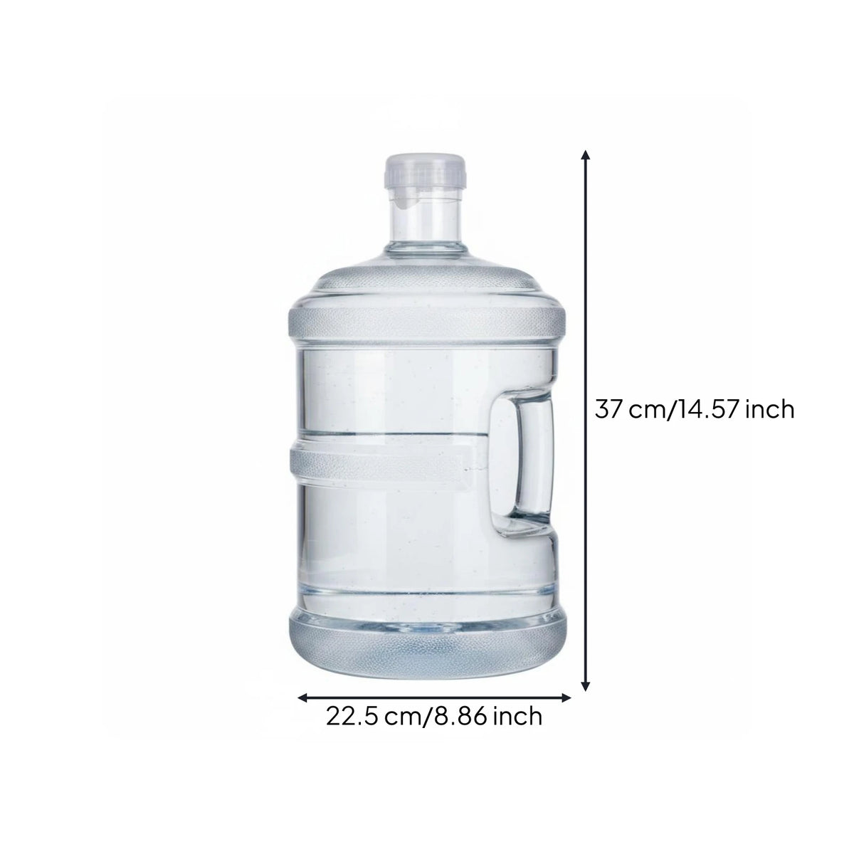 PC Water Dispenser Bottle with Handle – Reusable Large Capacity Water Barrel 5L and 7.5L
