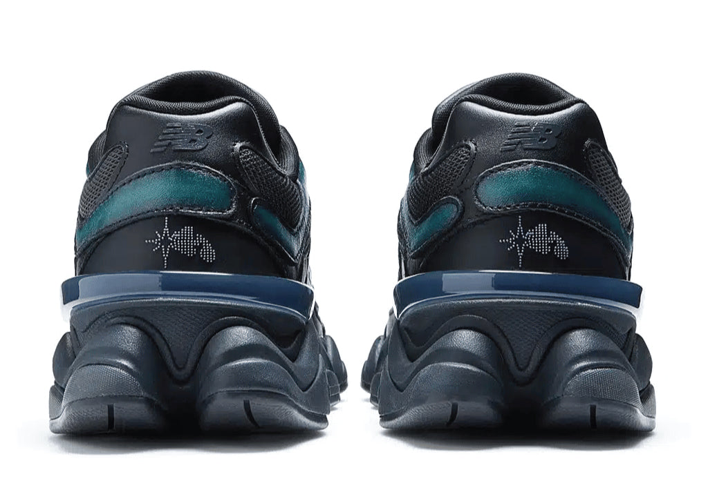 New Balance 9060 Mowalola Burglarwear Black Teal Pink