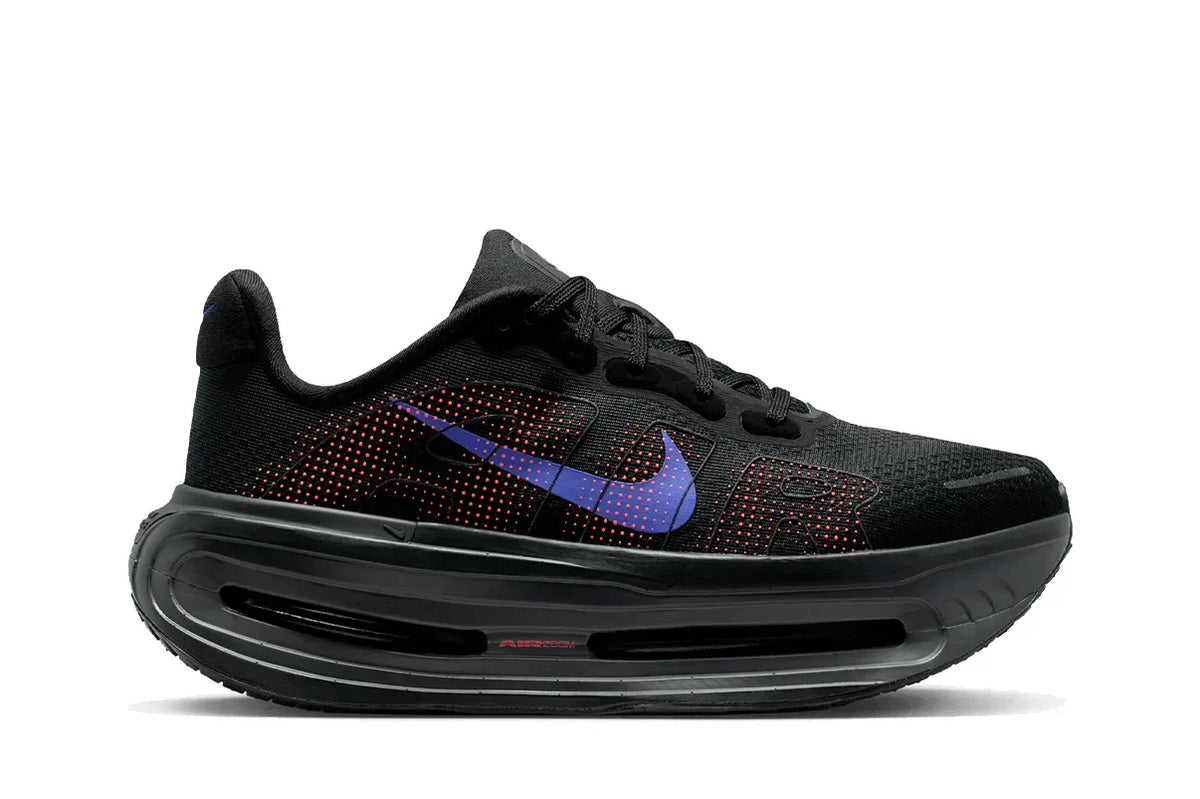 Nike Vomero Premium Black Sapphire Rose Black sneakers featuring a dark colourway with distinctive sapphire and rose-inspired tones.