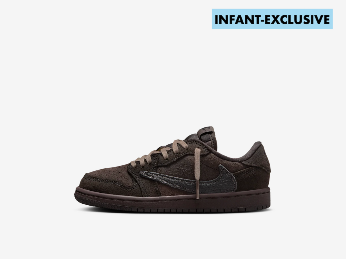 Air Jordan 1 Low Travis Scott Velvet Brown (PS & TD)