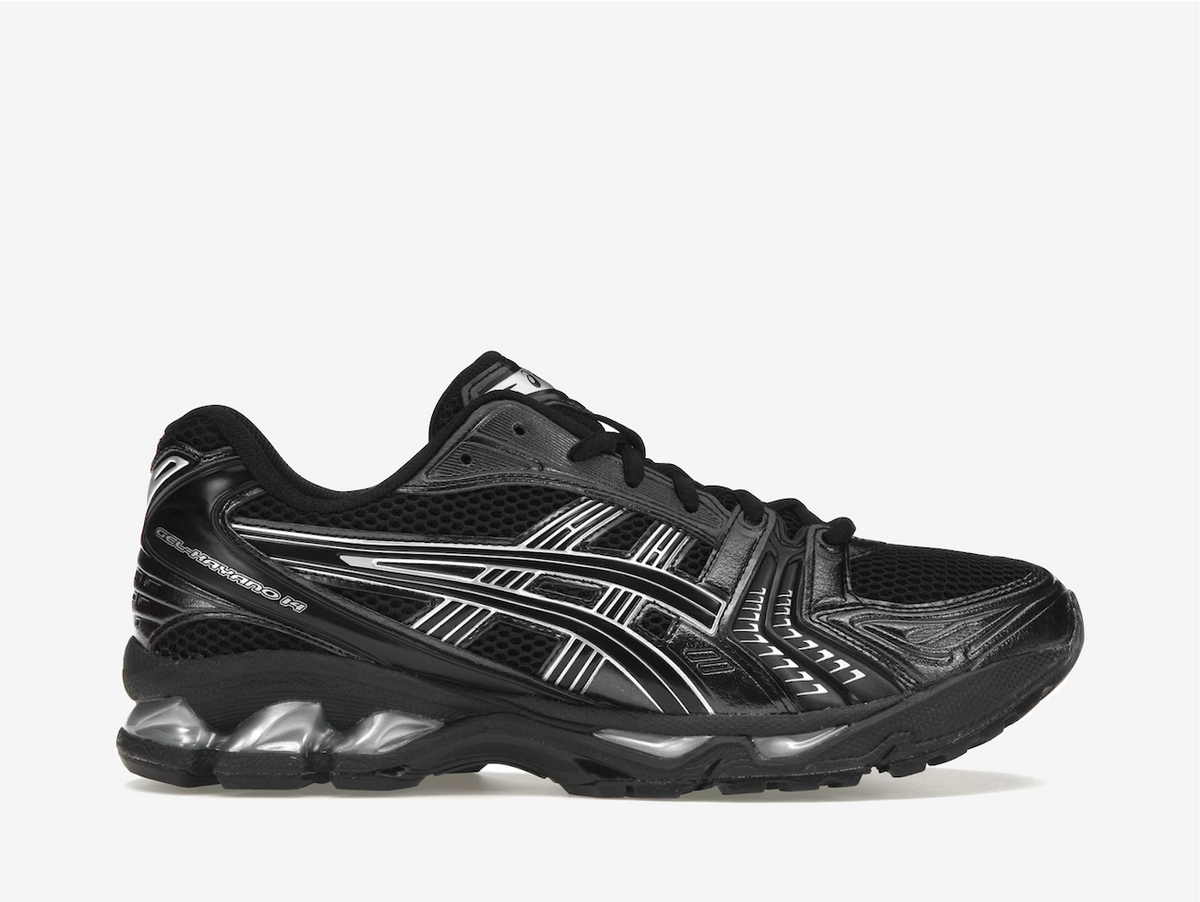 Asics Gel Kayano 14 Black Pure Silver