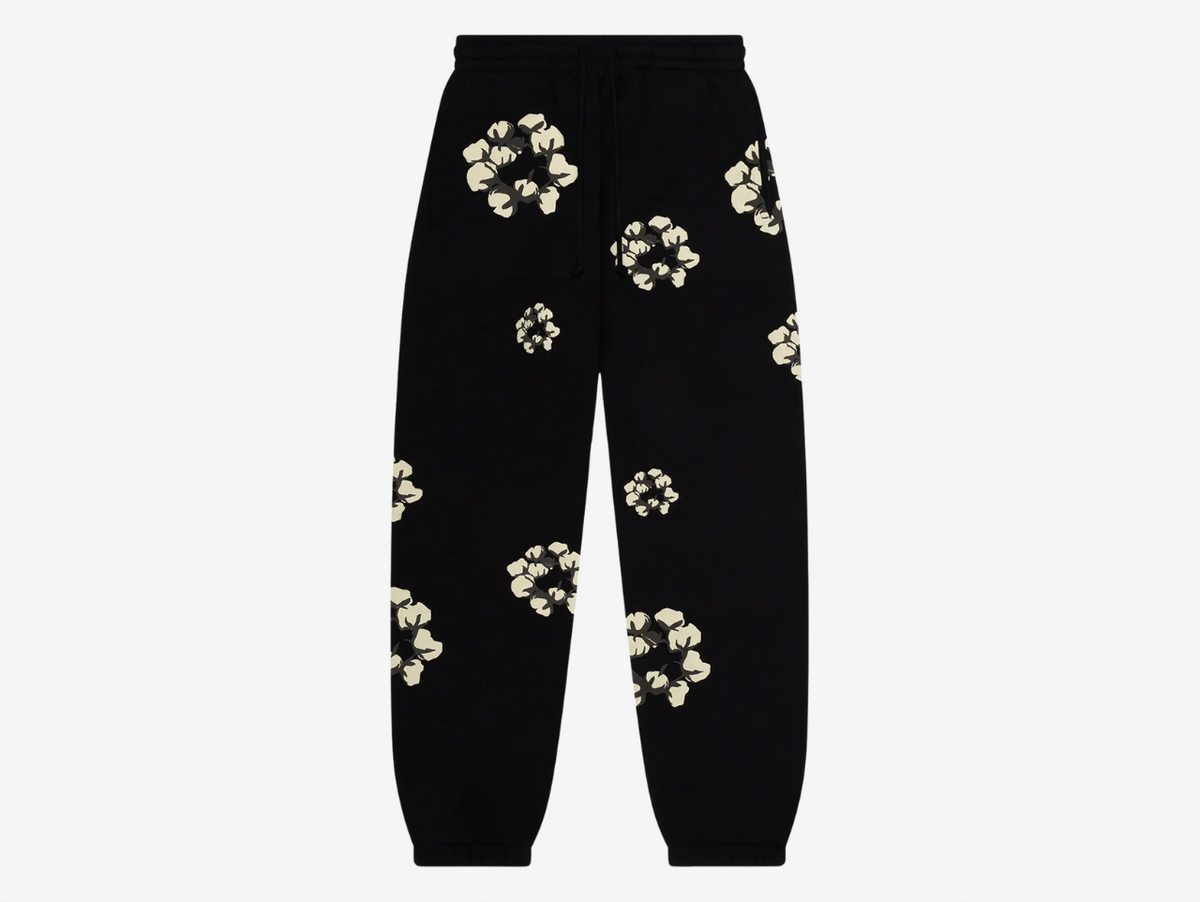 Denim Tears x CPFM Cactus Tears Wreath Sweatpants Black